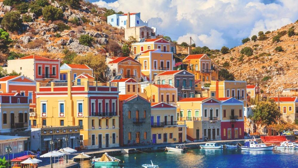 Вилла Moschos Mansion Сими Экстерьер фото